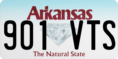 AR license plate 901VTS