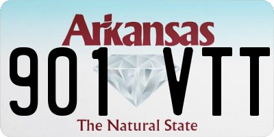 AR license plate 901VTT