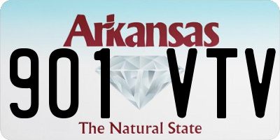 AR license plate 901VTV