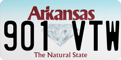 AR license plate 901VTW