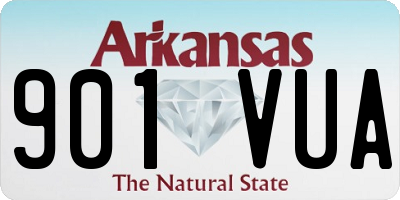 AR license plate 901VUA