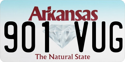 AR license plate 901VUG
