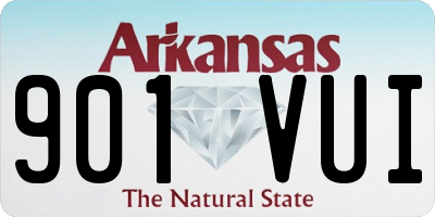 AR license plate 901VUI