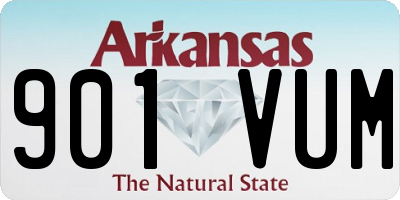 AR license plate 901VUM