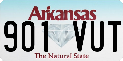 AR license plate 901VUT
