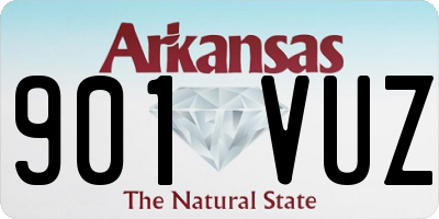 AR license plate 901VUZ