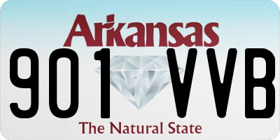 AR license plate 901VVB