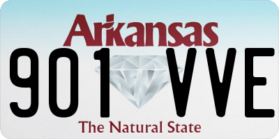 AR license plate 901VVE