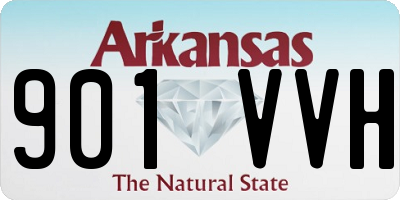 AR license plate 901VVH