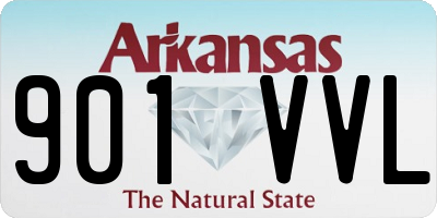 AR license plate 901VVL