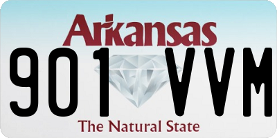 AR license plate 901VVM