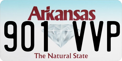 AR license plate 901VVP