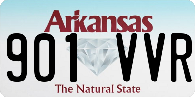 AR license plate 901VVR