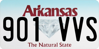 AR license plate 901VVS