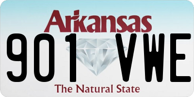 AR license plate 901VWE