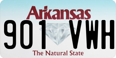 AR license plate 901VWH