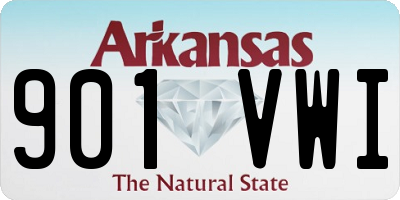 AR license plate 901VWI