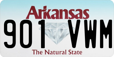 AR license plate 901VWM
