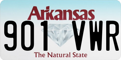 AR license plate 901VWR