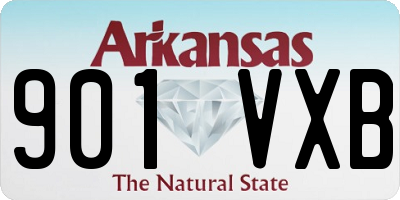 AR license plate 901VXB