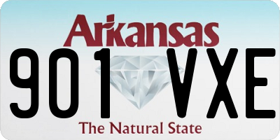 AR license plate 901VXE