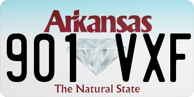 AR license plate 901VXF