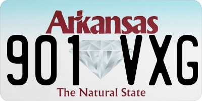 AR license plate 901VXG