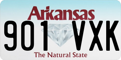 AR license plate 901VXK