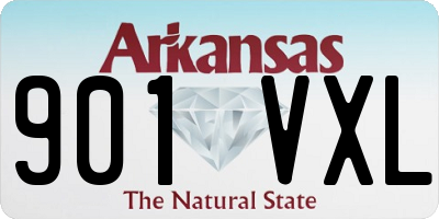 AR license plate 901VXL