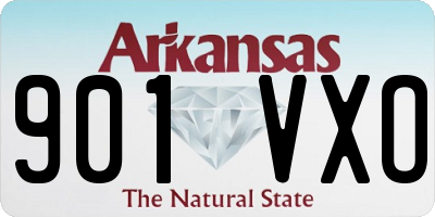 AR license plate 901VXO