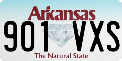 AR license plate 901VXS