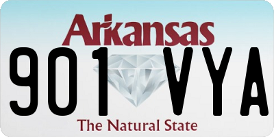 AR license plate 901VYA