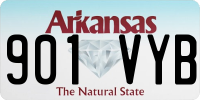 AR license plate 901VYB