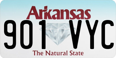 AR license plate 901VYC