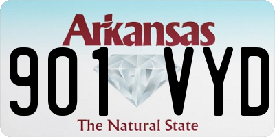 AR license plate 901VYD