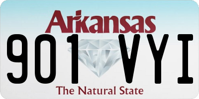 AR license plate 901VYI