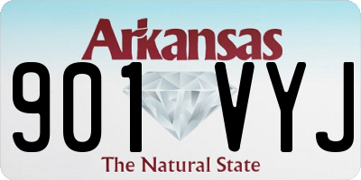AR license plate 901VYJ