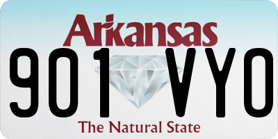 AR license plate 901VYO