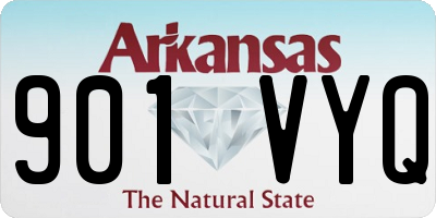 AR license plate 901VYQ