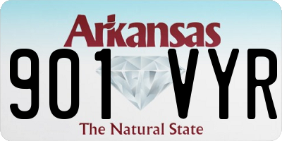 AR license plate 901VYR