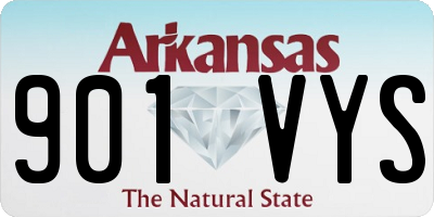 AR license plate 901VYS