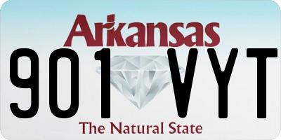 AR license plate 901VYT