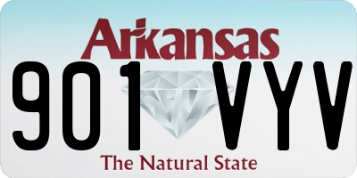 AR license plate 901VYV