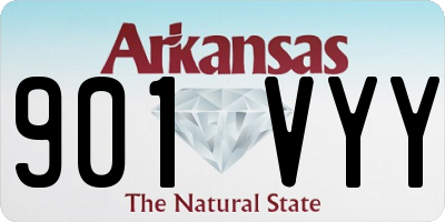 AR license plate 901VYY