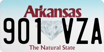 AR license plate 901VZA