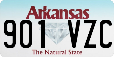 AR license plate 901VZC