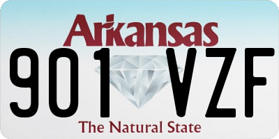 AR license plate 901VZF