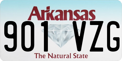 AR license plate 901VZG
