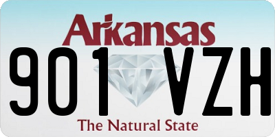 AR license plate 901VZH