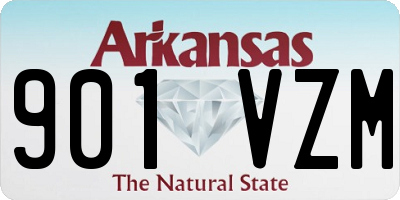 AR license plate 901VZM